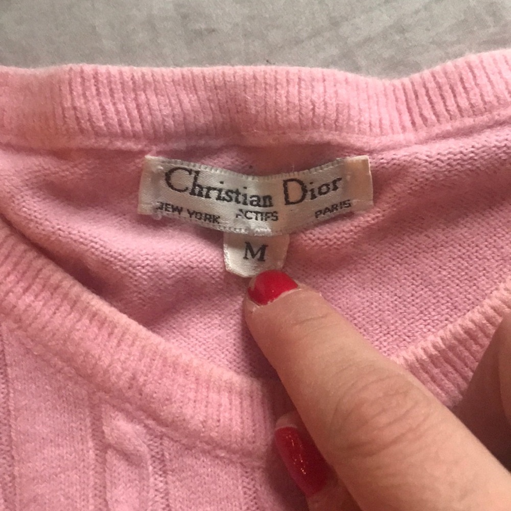 authentic vintage christian dior sweater